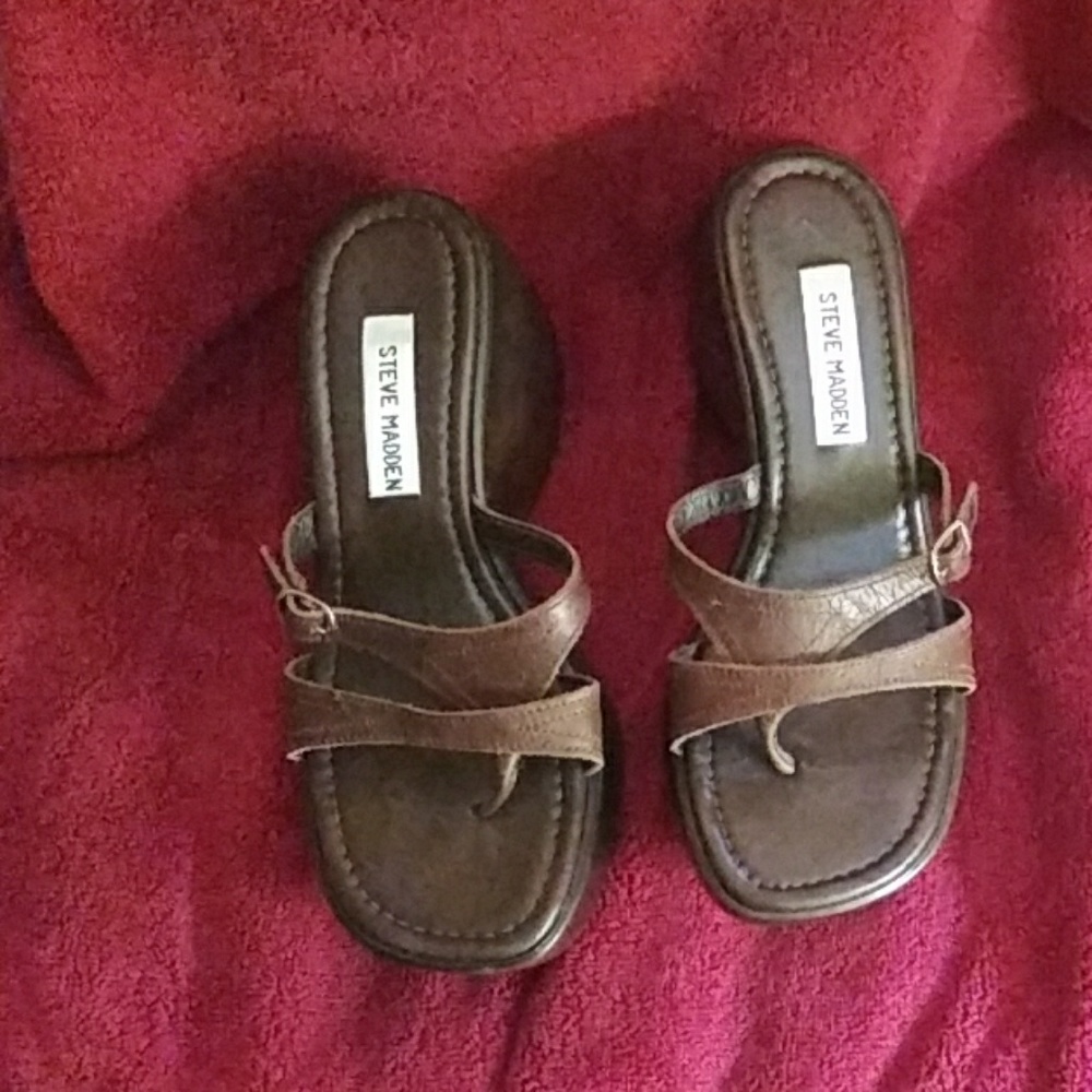 Steve madden sandal brown